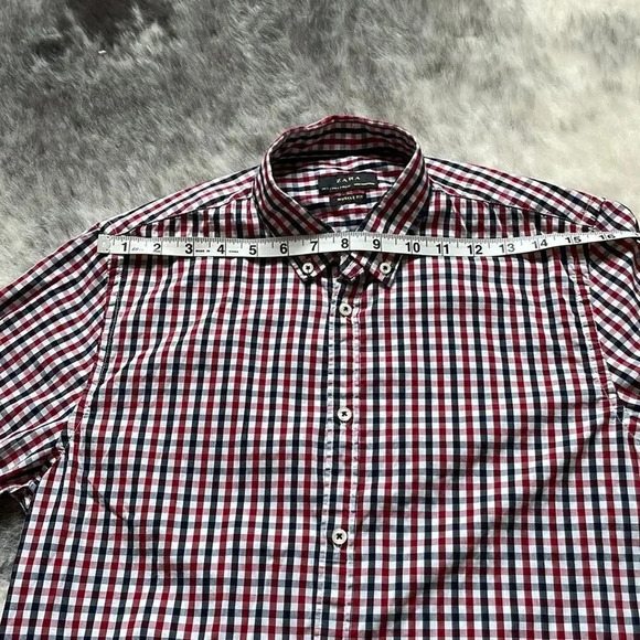 🔥4/$20 Zara Muscle Fit Button  Down - Picture 7 of 11